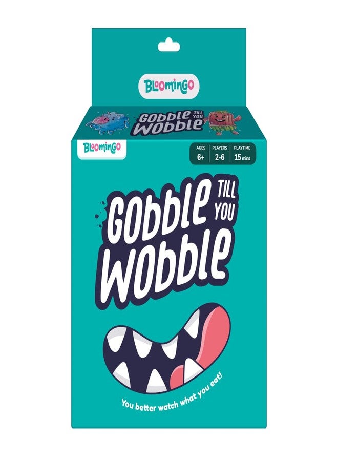 Bloomingo Card Game - Gobble Till You Wobble: Fun for Kids & Adults; Perfect for Family Gatherings & Travel; Birthday Gift for Boys & Girls Ages 6, 7, 8, 9, 10, 11, 12 & More - Image 1